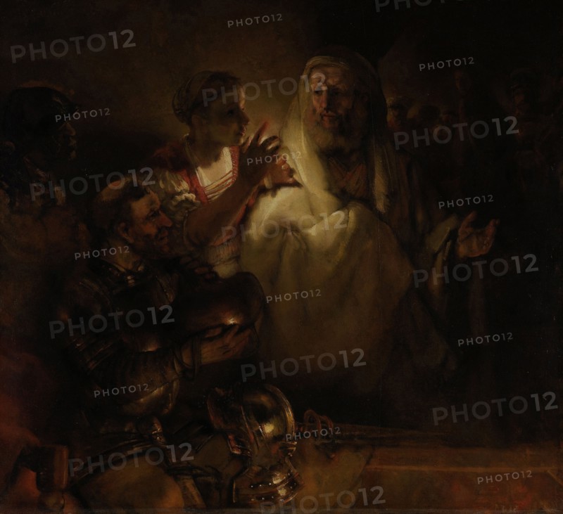 The Denial of St Peter, Rembrandt Harmensz. van Rijn, 1660