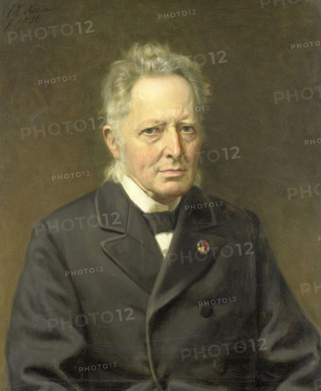 Jan Heemskerk Azn (1818-97). Minister of the Interior. Performed on July 13, 1885 the opening of the Rijksmuseum Amsterdam The Netherlands, Johan Heinrich Neuman, Heinrich Wilhelm Wollrabe, 1896