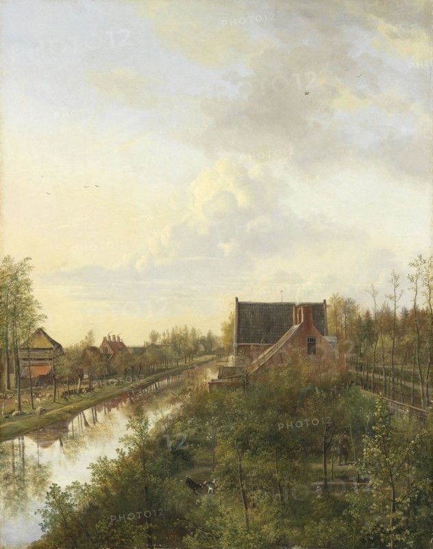 The Canal at â€ôs-Graveland, The Netherlands, Pieter Gerardus van Os, 1818