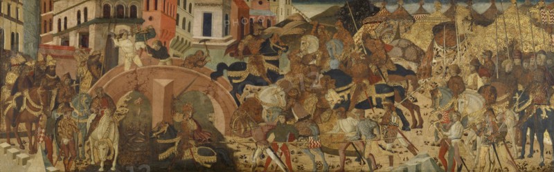 Horatius Cocles Defending the Sublician Bridge, Anonymous, c. 1550