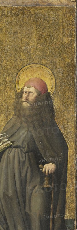 Saint Antony Abbot, circle of Meester E.S., c. 1460