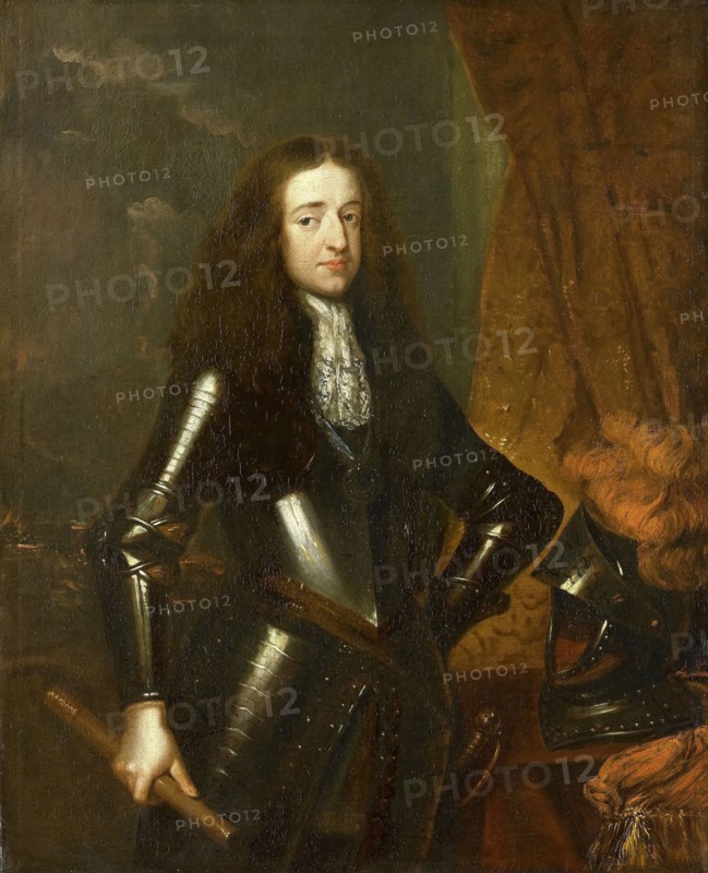 Portrait of Willem III (1650-1702), Prince of Orange and since 1689, King of England, Caspar Netscher, 1670 - 1684