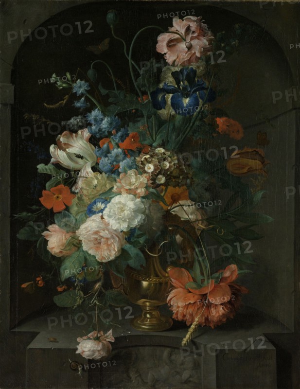 Still Life with Flowers, Coenraet Roepel, 1721
