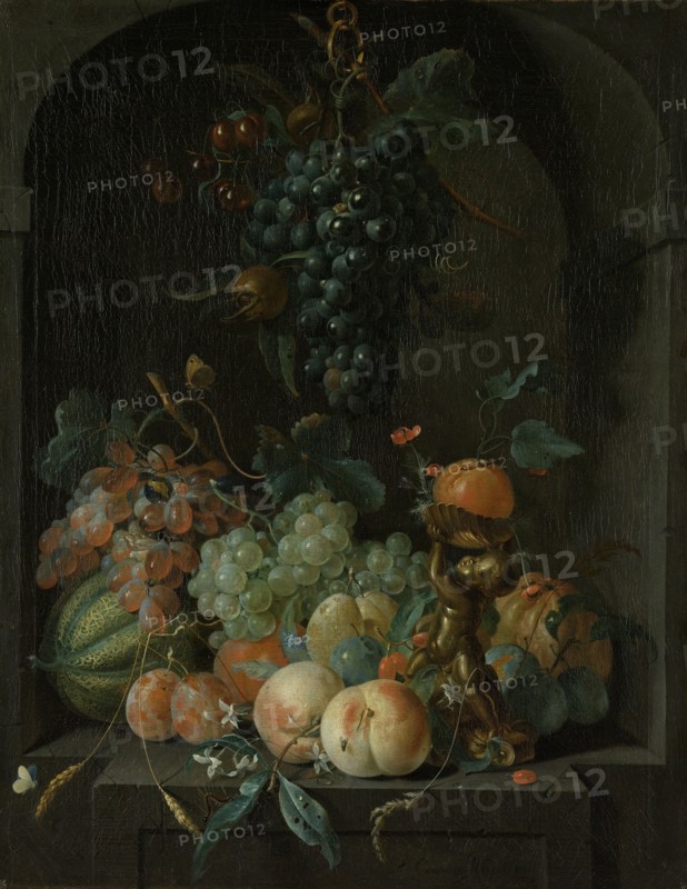 Still Life with Fruit, Coenraet Roepel, 1721
