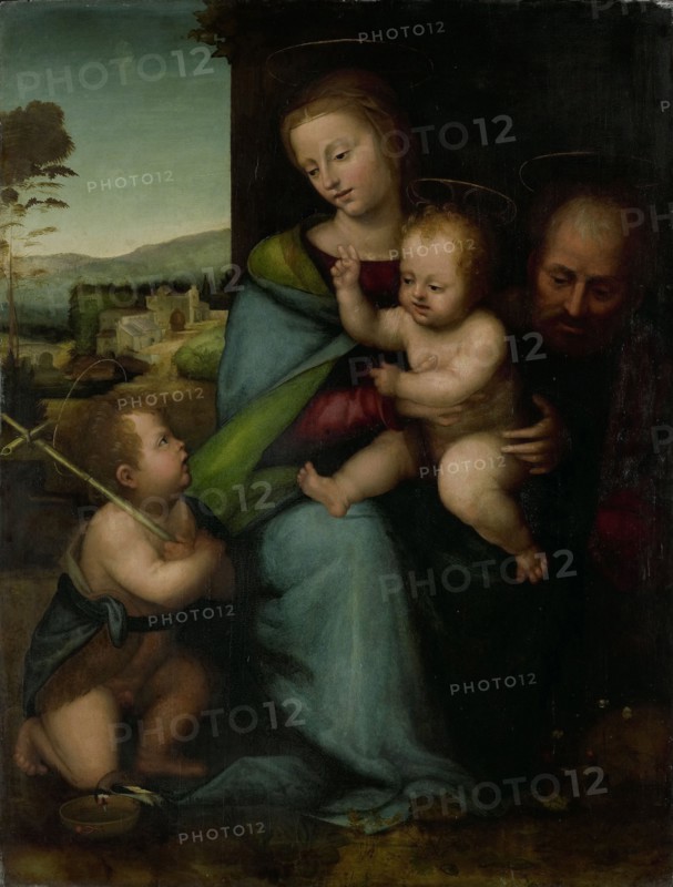 Holy Family with Young Saint John, circle of Bartolommeo (Fra), c. 1505 - c. 1515