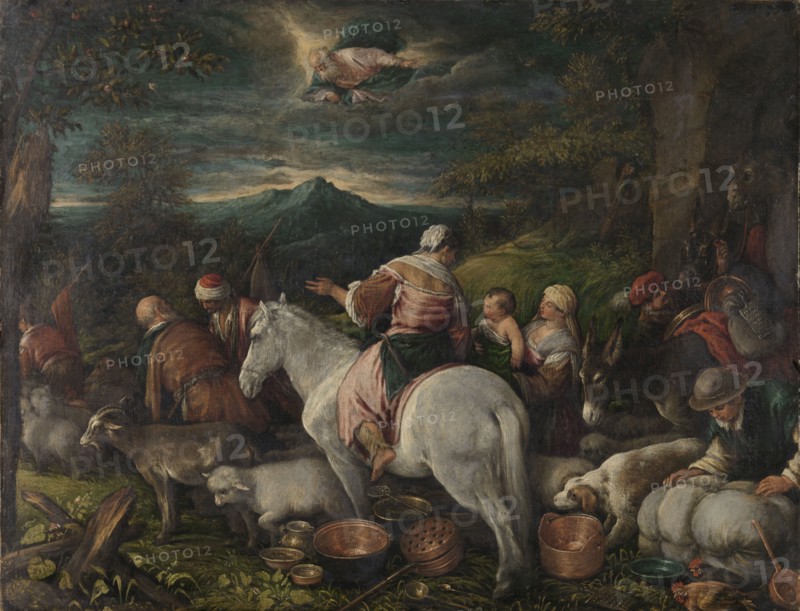 Abraham Leaves Haran, attributed to Francesco Bassano (il Giovane), 1560 - 1592