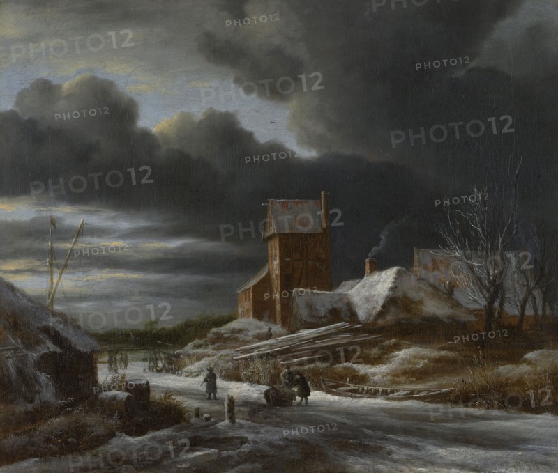Winter Landscape, Jacob Isaacksz. van Ruisdael, c. 1665