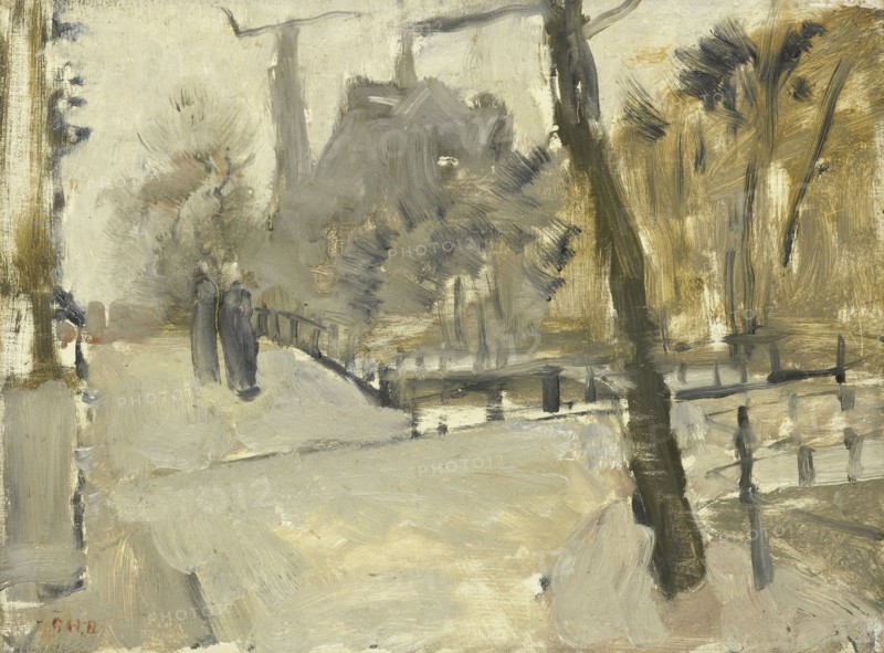 Leidsegracht Amsterdam, The Netherlands, George Hendrik Breitner, c. 1880 - c. 1923