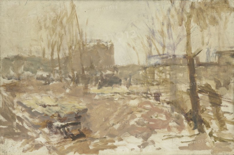 Building plot on the De Clercqstraat, George Hendrik Breitner, c. 1880 - c. 1923