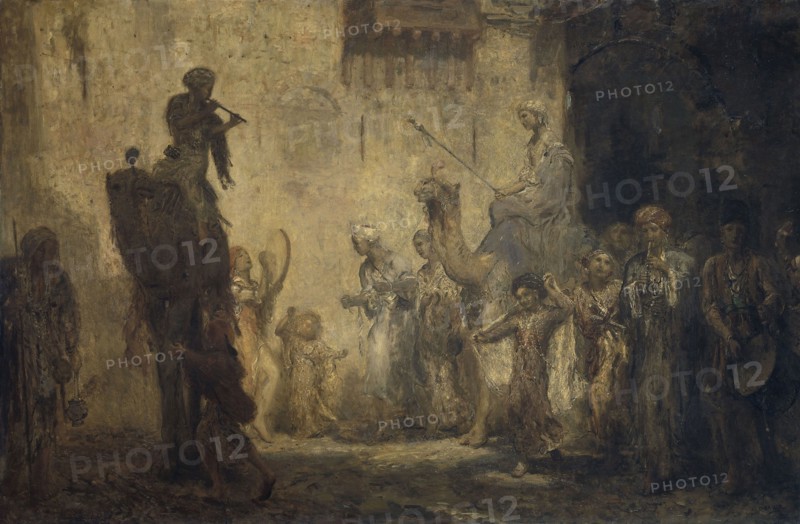 Oriental wedding, Marius Bauer, 1911