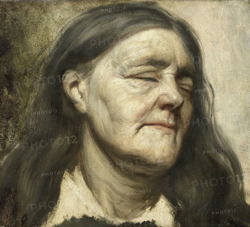 Study of an Old Woman, Matthijs Maris, 1855 - 1858