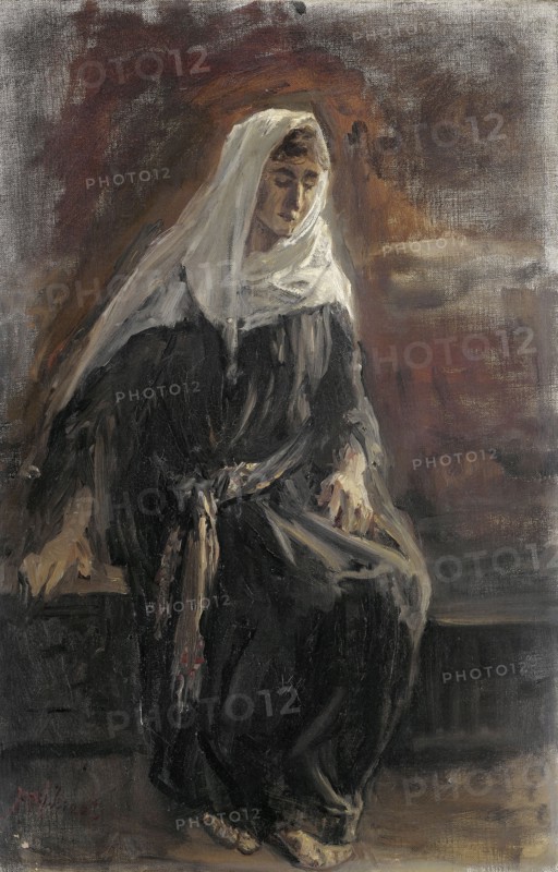 Sitting woman, Michal, Jozef IsraÃ«ls, 1899