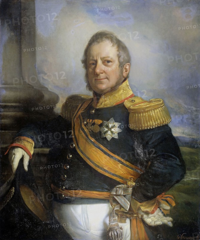 Portrait of Hendrik Merkus, Baron de Kock, Army Commandant and after 1826 Lieutenant Governor-General of the Dutch East Indies, Cornelis Kruseman, 1826 - 1857