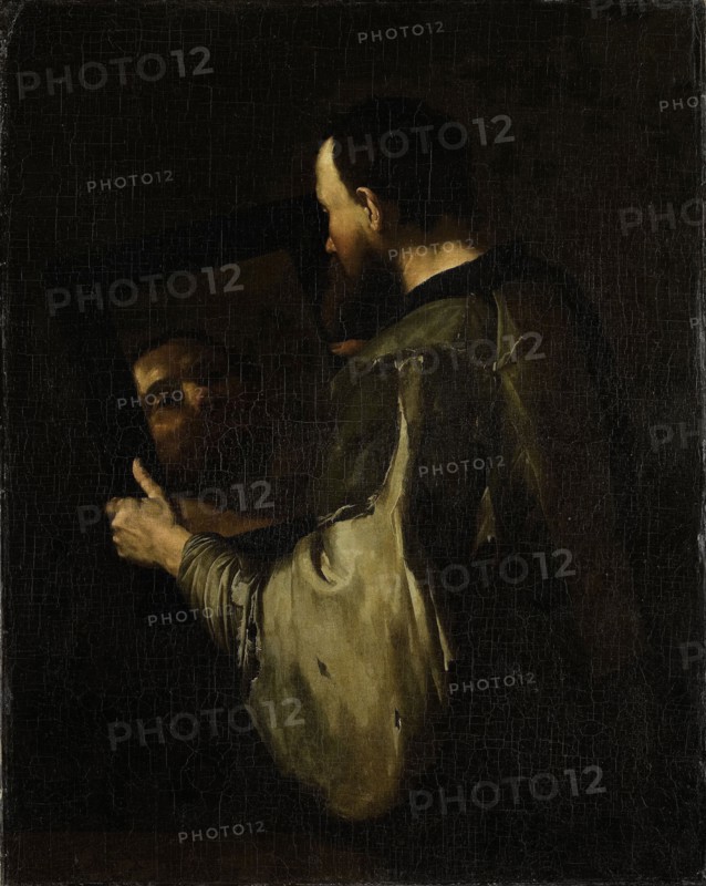 Philosopher with Mirror, copy after Jusepe Ribera, 1600 - 1652