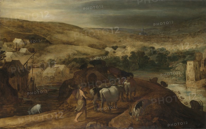 Hercules Steals the Oxen of Geryon, Joos de Momper (II), 1590 - 1635