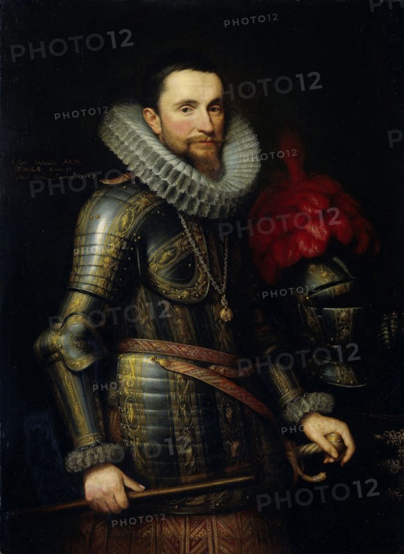 Portrait of Ambrogio Spinola, Michiel Jansz van Mierevelt, 1609