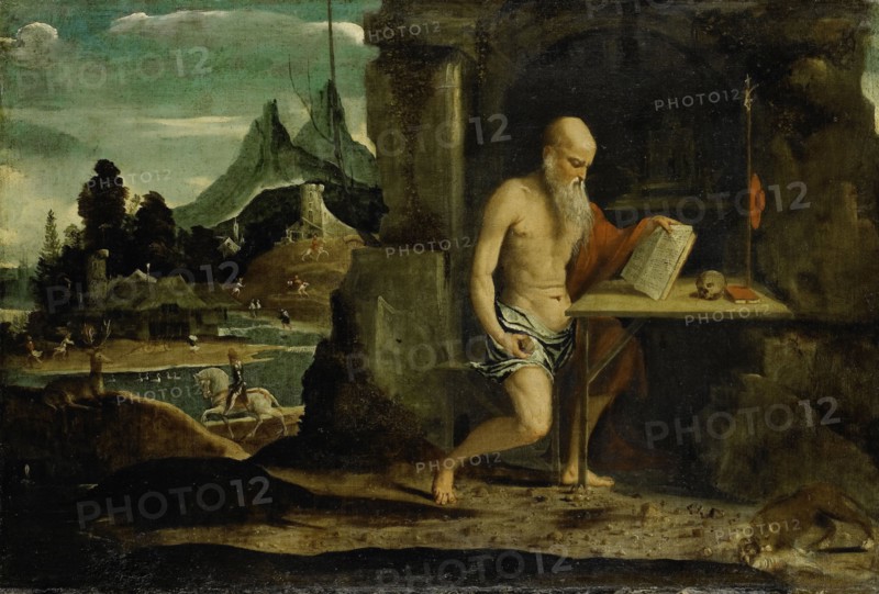 Saint Jerome, attributed to Bernardino da Brescia, 1500 - 1520