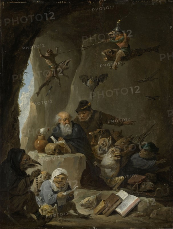The temptation of St Anthony, David Teniers (II), 1640 - 1660