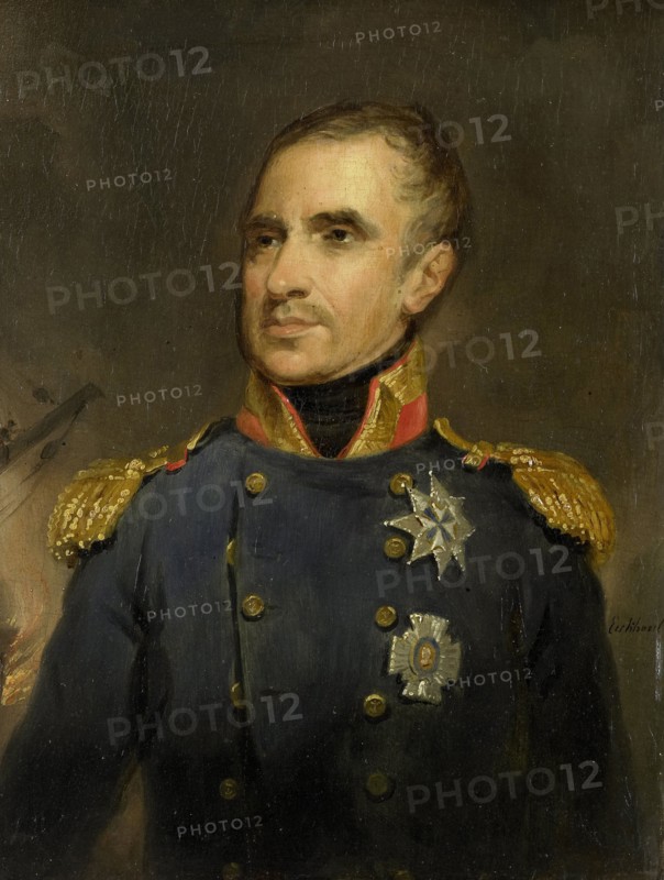 Portrait of Jonkheer Theodorus Frederik van Capellen, Vice-Admiral and Commander of the Dutch Squadron at Algiers in 1816, Jacob Joseph Eeckhout, 1835