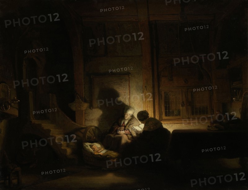 The holy family at night, workshop of Rembrandt Harmensz. van Rijn, c. 1642 - c. 1648