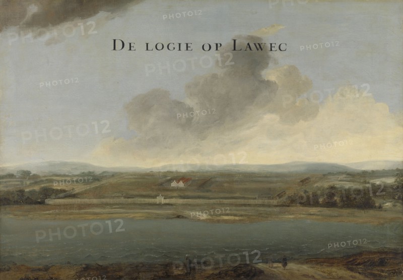 View of the Dutch Trading Post in Lawec in Cambodia, attributed to Johannes Vinckboons, c. 1662 - c. 1663