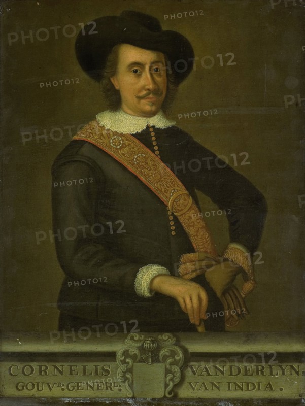 Portrait of Cornelis van der Lijn, Governor-General of the Dutch East Indies, Anonymous, 1750 - 1800