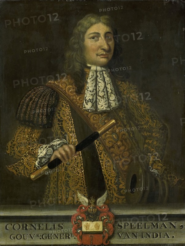 Portrait of Cornelis Speelman, Governor-General of the Dutch East Indies, copy after Martin Palin, 1750 - 1800