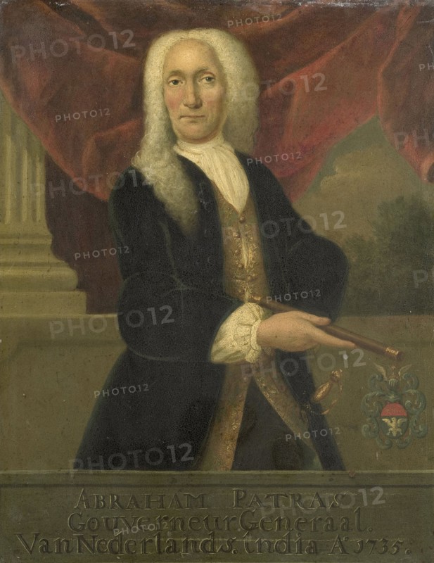 Portrait of Abraham Patras, Governor-General of the Dutch East India Company, Theodorus Justinus Rheen, 1735 - 1800