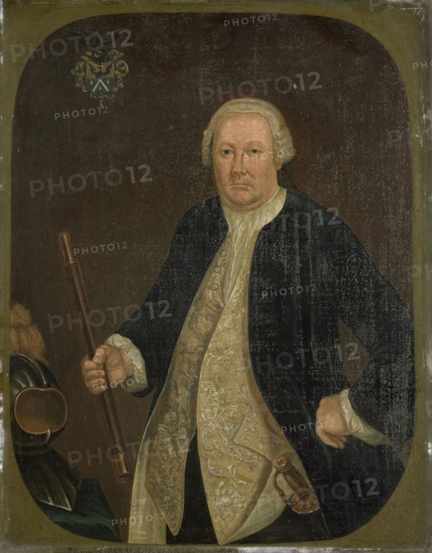 Portrait of Petrus Albertus van der Parra, Governor-General of the Dutch East India Company, Anonymous, 1762 - 1800