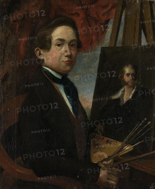 Self-Portrait, Johannes DaniÃ«l Susan, 1839