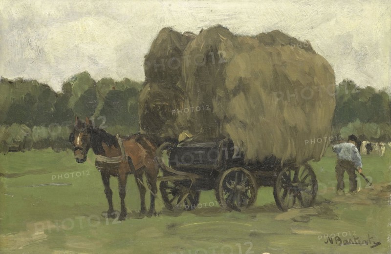 Hay wagon, Nicolaas Bastert, 1870 - 1939
