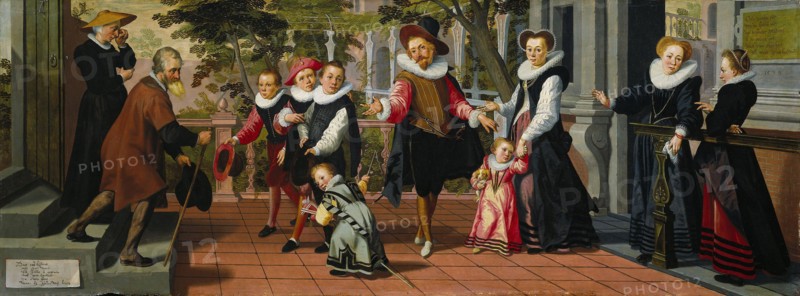 Rich Children, Poor Parents, Aert Pietersz., Pieter Pietersz., I, 1599