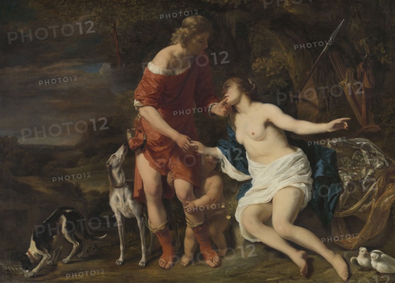 Venus and Adonis, Ferdinand Bol, 1657 - 1660