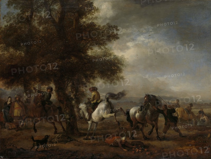 The Kicking White Horse, Philips Wouwerman, 1650 - 1668