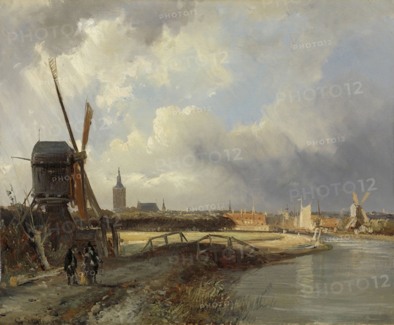 View of The Hague, Cornelis Springer, c. 1850 - c. 1852