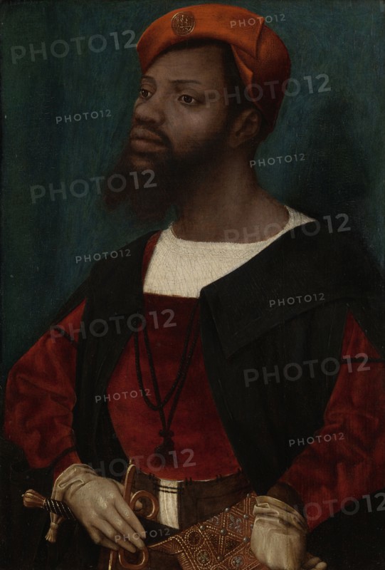 Portrait of an African Man, Christophle le More?, Jan Jansz Mostaert, c. 1525 - c. 1530