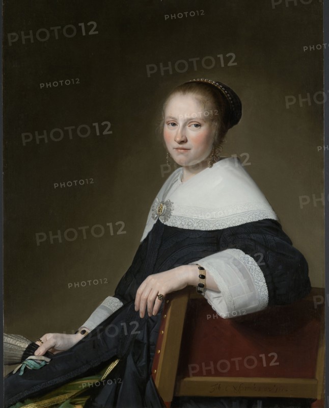 Portrait of Maria van Strijp, Johannes Cornelisz. Verspronck, 1652