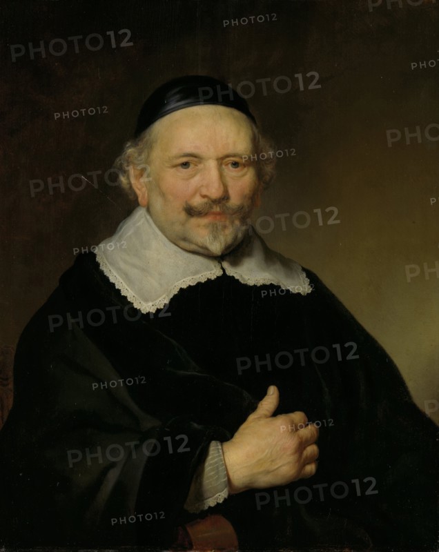 Portrait of a Man, possibly Augustijn Wtenbogaert, or Johannes Wtenbogaert, Tax Collector of Amsterdam, Govert Flinck, c. 1643