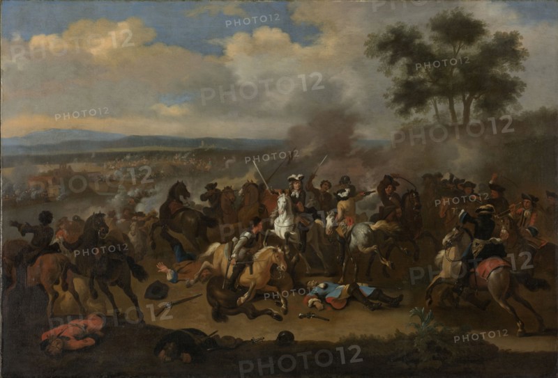 Battle of the Boyne, 12 July 1690 between Kings James II and William III, Jan van Huchtenburg, 1690 - 1733