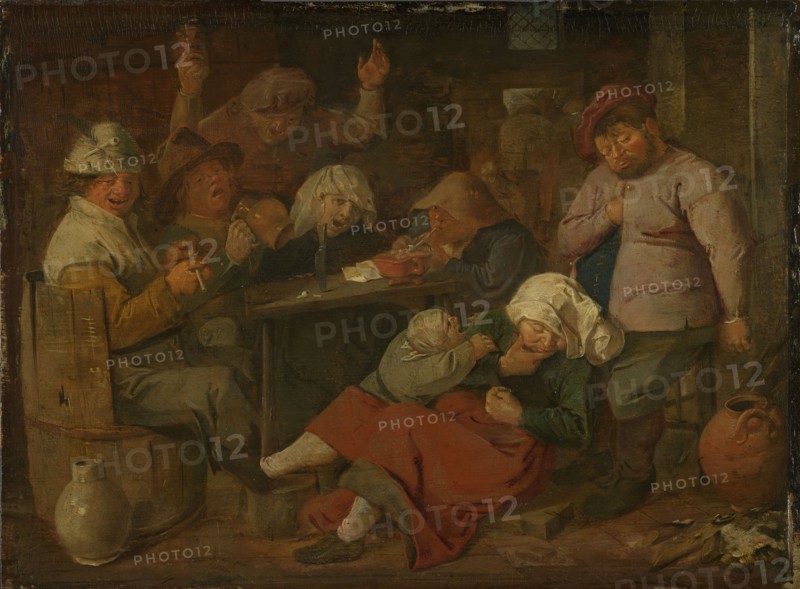 Peasant Carouse, Adriaen Brouwer, 1620 - 1630