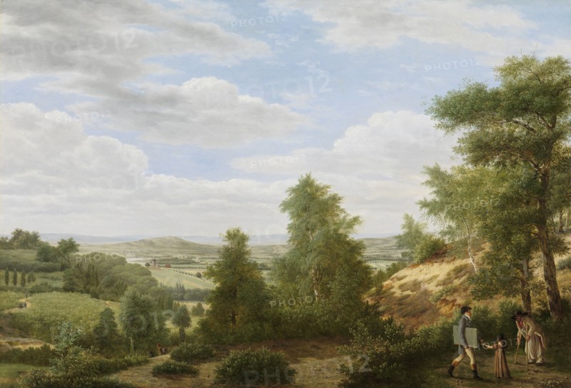 View of the Valley of Montmorency near Saint-Leu-la-ForÃªt, France, Pieter Rudolph Kleijn, 1808