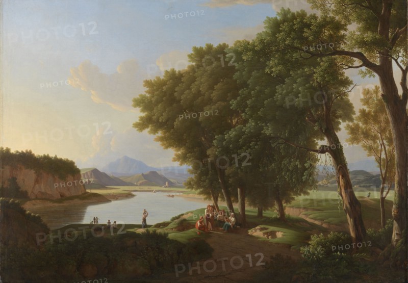 Aqua Cetosa near Rome, Acetosa, Pieter Rudolph Kleijn, 1810