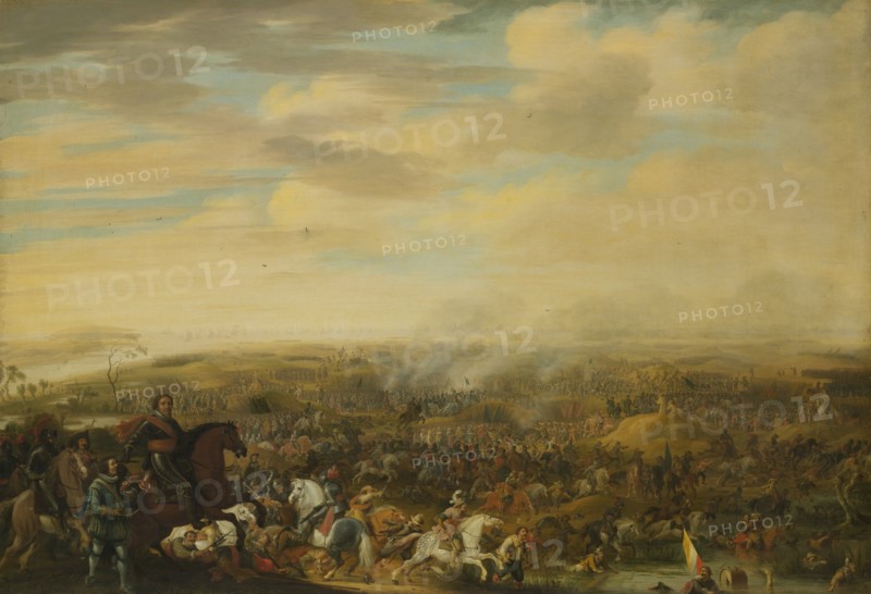 Prince Maurice at the Battle of Nieuwpoort, 2 July 1600, Pauwels van Hillegaert, c. 1632 - c. 1640