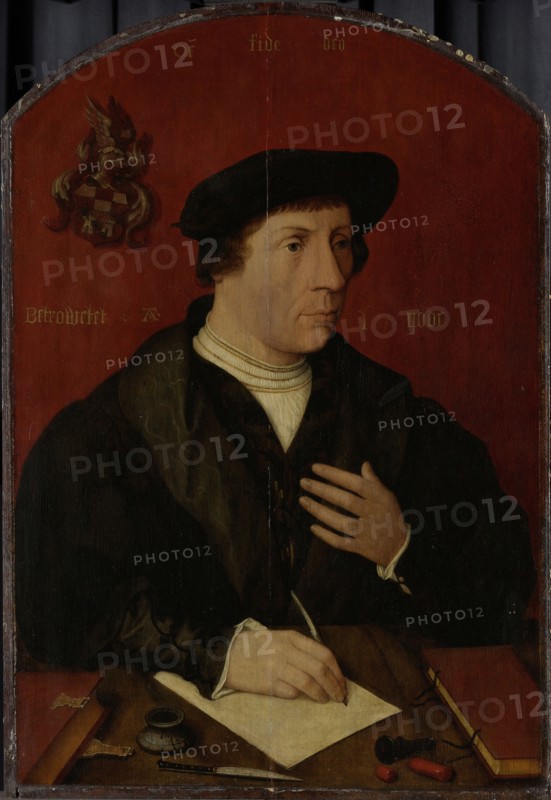 Portrait of a man, Anonymous, Jan Jansz Mostaert, 1535
