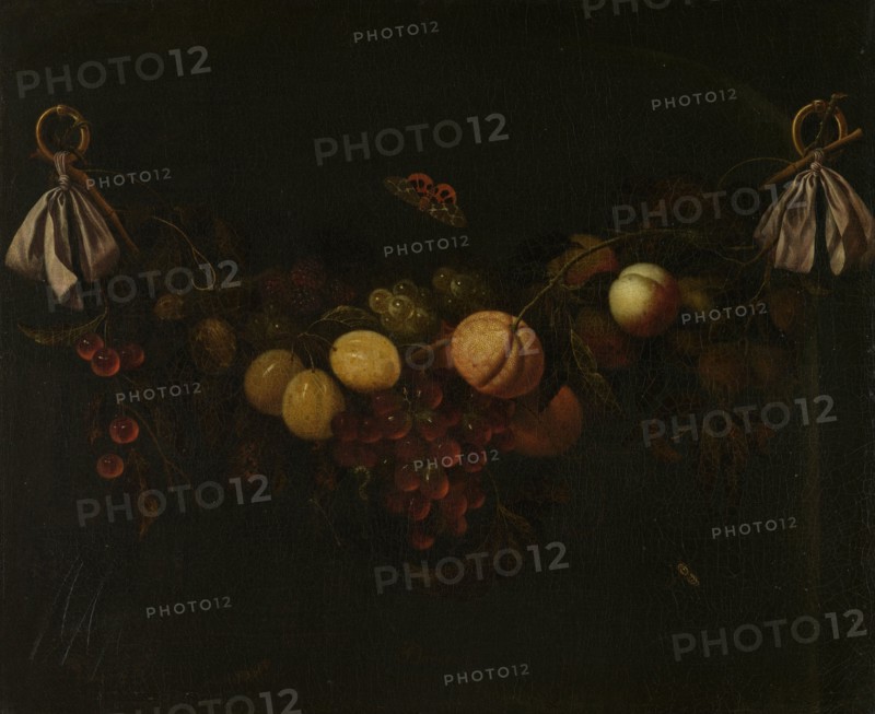 A Garland of Fruit, Johannes Borman, c. 1653 - c. 1658