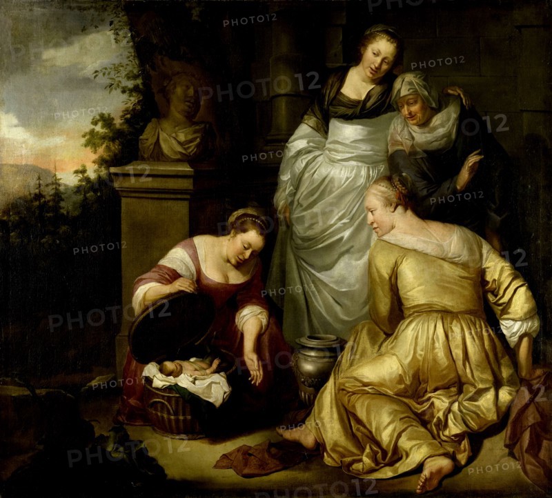 The Daughters of Cecrops, King of Attica, Find Erichthonius, Hendrick Heerschop, 1650 - 1672