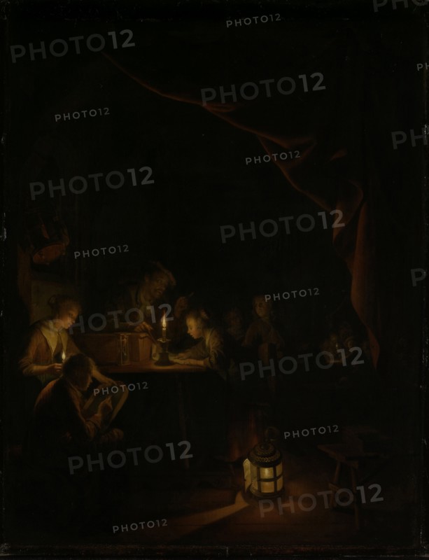 The Night School, Gerard Dou, c. 1660 - c. 1665