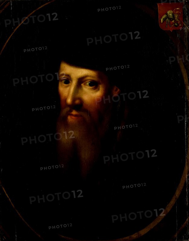 Portrait of David Jorisz, Glass Painter in Delft, Fanatic Anabaptist, after 1544 in Basel, copy after Anonymous, c. 1550