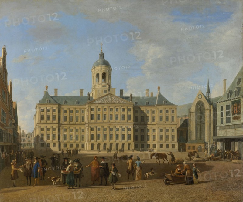 Town Hall on the Dam, Amsterdam, The Netherlands, Gerrit Adriaensz. Berckheyde, 1693