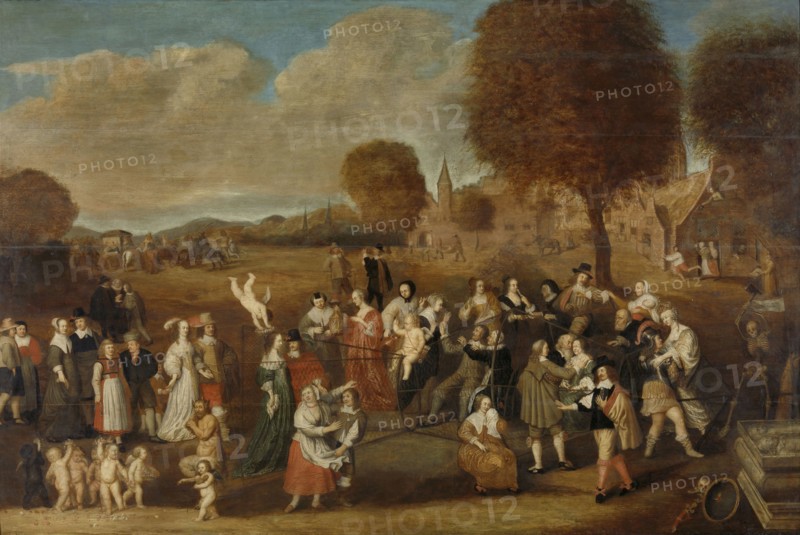 The marriage trap: an allegory of marriage, Hendrik Noorderwiel, 1647
